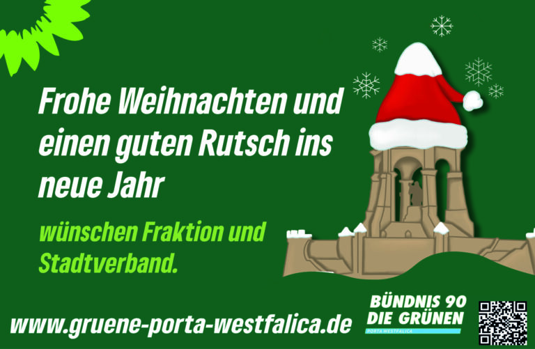 Frohe Weihnachten und einen guten Rutsch!