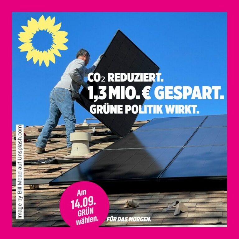 Über 1,3 Millionen Euro gespart – durch echte Klimapolitik in Porta