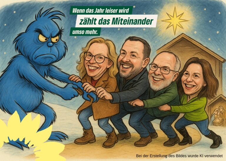 Ein Weihnachtsmotiv mit Botschaft