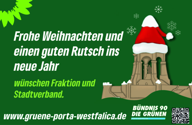 Frohe Weihnachten und einen guten Rutsch!